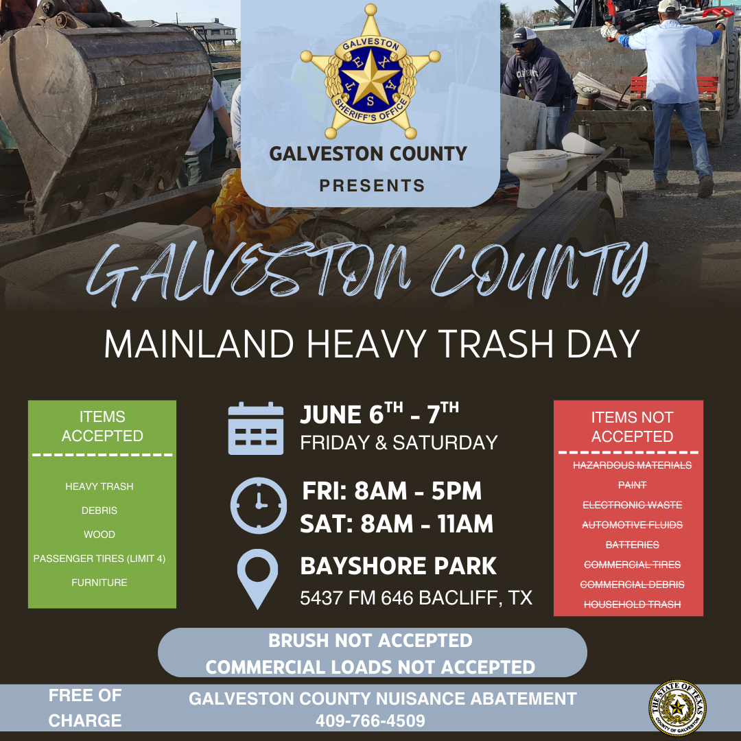 Heavy Trash Day June 6-7, 2025
